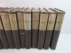 Honore de Balzac 20 Volumes 1899 Antique Distressed Décor Book Set