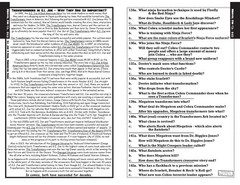 G.I. Joe ARAH Trivia & Activity After Action Report Over 2,000 Q&A in 260 pages