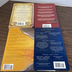 Dan Brown Lot of 4 (of 6) Robert Langdon Series (See Photos for Titles)