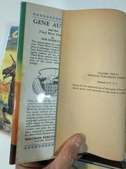 Lot of 5 Vintage Gene Autry Whitman Hardcovers Western Books 1944 A+++