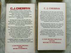 C.J. CHERRYH -YELLOW SPINE – DAW BOOKS – 1ST ED PB – 9 BOOK LOT -’76-’84