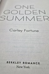 ​NEW One Golden Summer by Carley Fortune – Paperback – Brand New Unread Copy