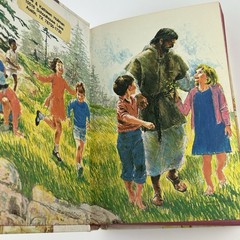 VINTAGE THE CHILDRENS LIVING BIBLE PARAPHRASED ILUSTRATED In COLOR TYNDALE HC