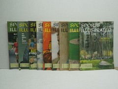 Lot of 43 Sports Illustrated Magazines from 1960