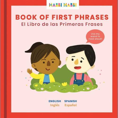 Learn Spanish with Habbi Habbi Book of First Phrases Bilingual Board Bo – GOOD