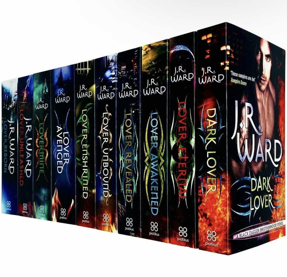 Black Dagger Brotherhood World Series Books 1 – 10 Collection Set by | J.R. Ward