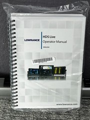 Lowrance HDS Live Instruction Manual Full Color 198 Pages Protective Cover 37114
