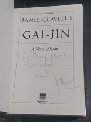 Signed James Clavell Gai-jin Delacorte Press Hardcover Near Fine / Very Good