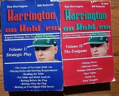 Dan Harrington On Hold Em Poker Volume 1 & 2 Paperback The End Game VG