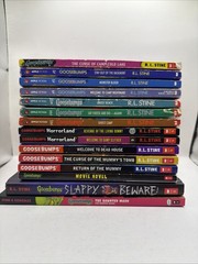 Goosebumps Assorted Book Lot Of 15 RL Stine Horrorland Movie Apple Fiction