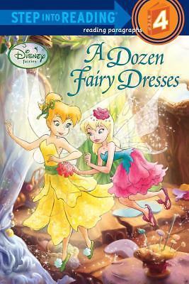 A Dozen Fairy Dresses (Disney Fairies) (Step into Reading) – Paperback – GOOD