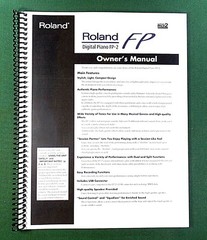 Roland FP-2 Owner’s Instruction Manual: 76 Pages & Protective Covers!