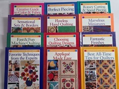 Set of 12 Rodale’s Successful Quilting Library Books Borders Applique Piecing