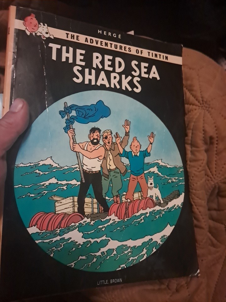 Lot Of 8 Adventures Of Tintin