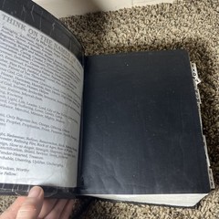 Hebrew-Greek Key Word Study Bible NASB Black Genuine Leather 2008 AMG