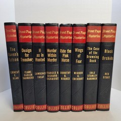 1940’s Front Page Mysteries 8 Volumes from P.F. Collier & Son Co Hardcover