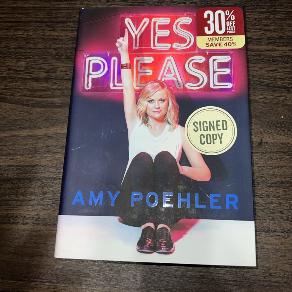 Yes Please by Amy Poehler SIGNED First Edition 1st Printing 2014 Hardcover