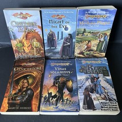 DragonLance Book Lot x 6 Vintage Fantasy D&D Paperbacks Various Titles/Authors