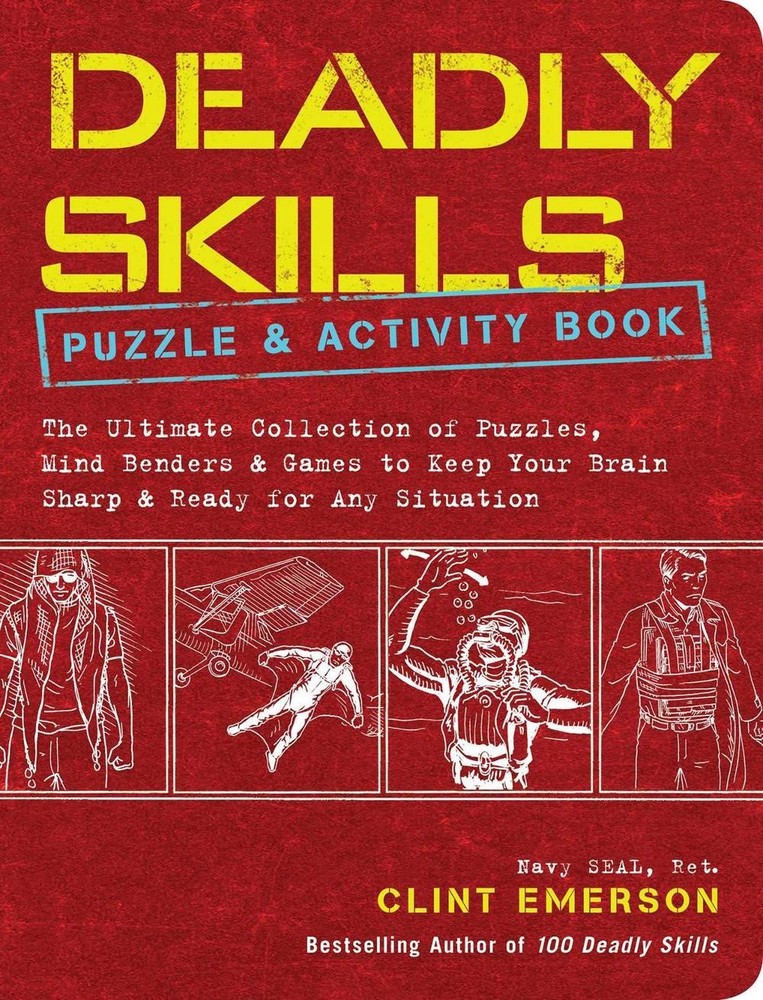 Deadly Skills Puzzle and Activity Book by Clint Emerson (English) Paperback Book