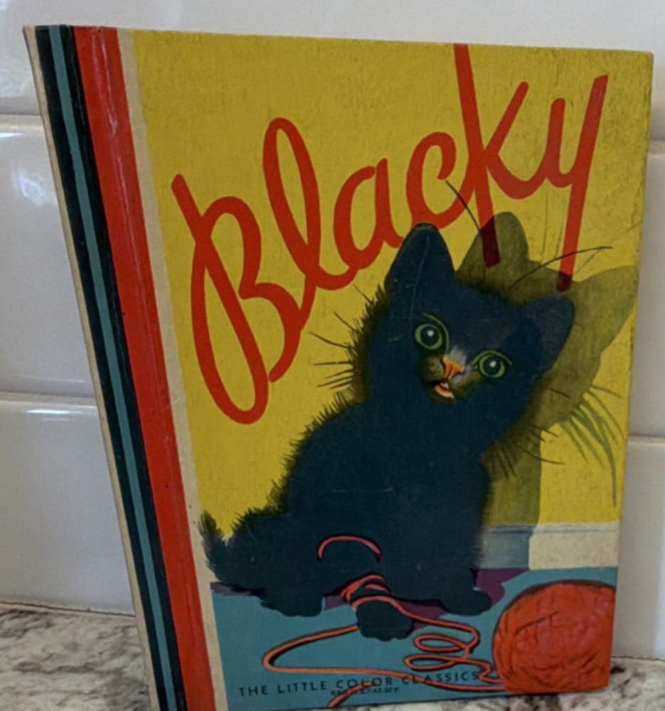 Blacky – C. M. Bartrug – Illus. Charles E. Barker – HC, 1939 McLoughlin