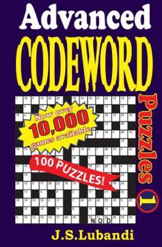 Advanced Codeword Puzzles, Paperback by Lubandi, J. S., Brand New, Free shipp…