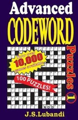Advanced Codeword Puzzles, Paperback by Lubandi, J. S., Brand New, Free shipp…