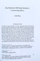 China’s Maritime Silk Road Initiative Africa & the Middle East Signed by Editor