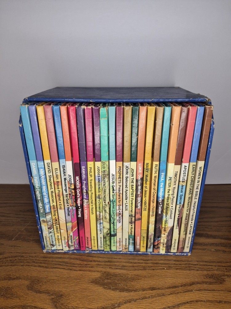 Biblearn Complete Series 24 Hardcover Books Jesus Broadman Press Vintage