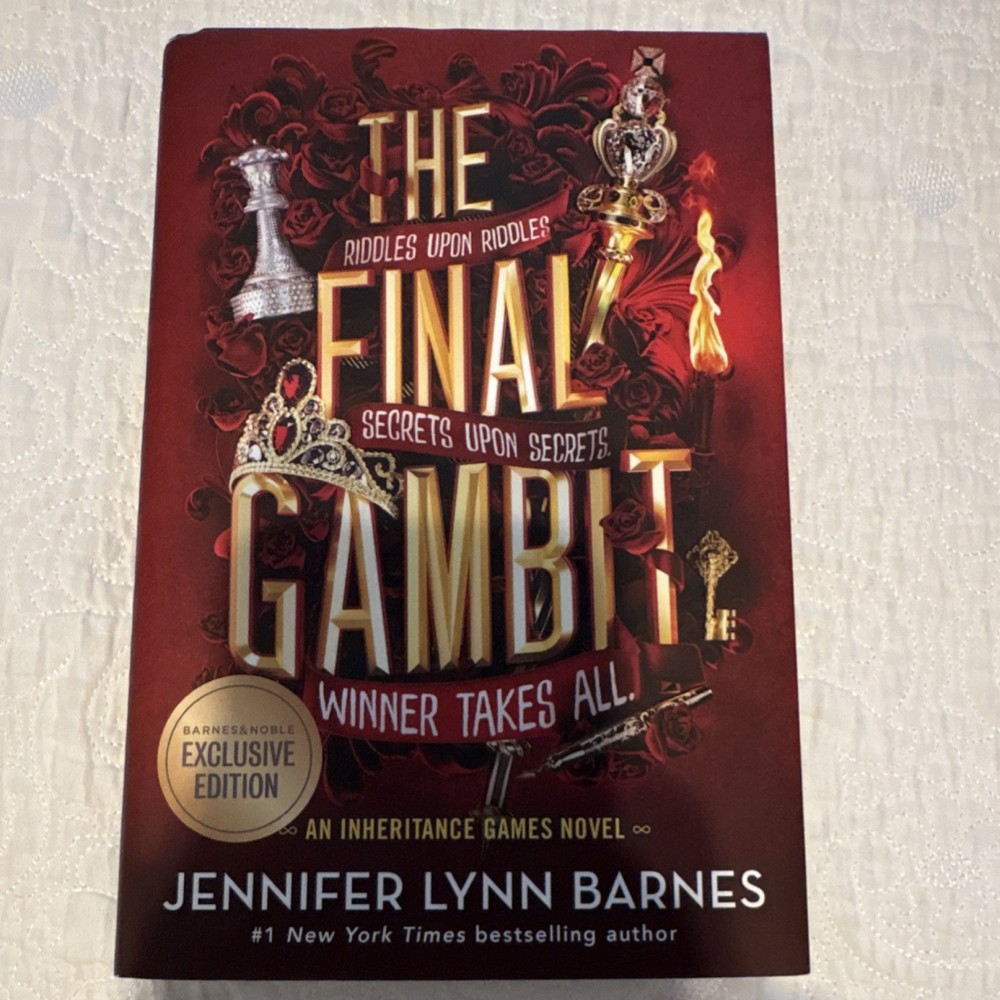 Jennifer Lynn Barnes The Final Gambit Inheritance Games Hardcover 2022 B&N Excl