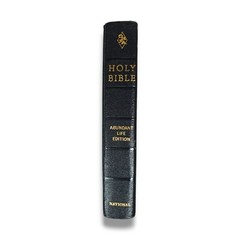 Holy Bible Abundant Life KJV Oral Roberts Black Leather National Bible Press