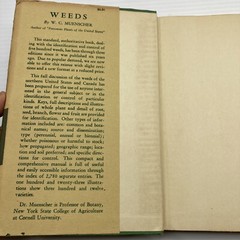 Vintage Gardening Weeds W C Muenscher 1946 HC Identification & Control 500 Weeds