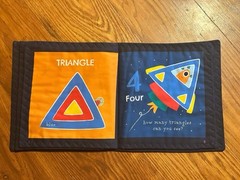Space Counting Book of Shapes Soft Book for Toddlers And babies