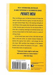 Private India – Mass Market Paperback By Patterson, James 2016 thriller