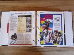 Sports Pages The Book for Fans 1996 Newfield, Binder, 10 Divider Tabs, 50 Pages