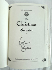 Autographed „THE CHRISTMAS SWEATER” GLENN BECK 2008 PADDED BOX First Edition