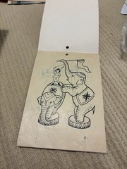Vtg Landolls Christmas Stocking Coloring Book – 5 remaining pages