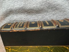 Winston S Churchill WWII Hinge of Fate 1950 Signed Thomas B McCabe 1961 Leather