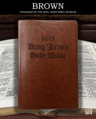 1611 King James Bible Facsimile w/ Apocrypha, 1st Edition Reprint – Brown