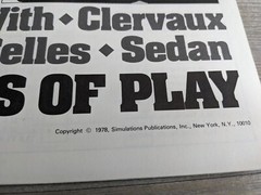 Battles for the Ardennes Replacement Rules of Play & Campaign Rules SPI 1978