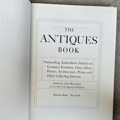 The Antiques Book Alice Winchester Bonanza Books Illustrated Hardcover Reference
