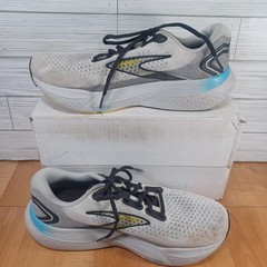 Brooks Glycerin 21 Shoes Mens Size 9.5D Gray Blue Neutral Cushioned Running