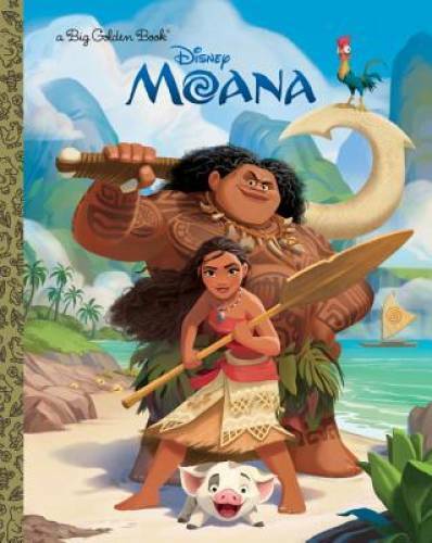 Moana Big Golden Book (Disney Moana) – Hardcover By RH Disney – GOOD