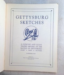 Gettysburg Sketches Frederic Ray 1963 Illustrated Civil War History Times & News