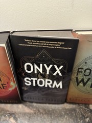 Rebecca Yarros Fourth Wing, Iron Flame, Onyx Storm – Hardcover Book Lot Of 3