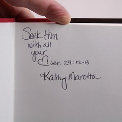 SIGNED No Burning Bushes Discovering God In The Ordinary Hardcover Kathy Marotta