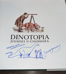 Calla Edition Dinotopia Journey to Chandara Signed Dinosaur Drawing James Gurney