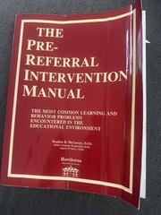 Pre-Referral Intervention Manual, Second Edition – paperback McCarney, Steph…