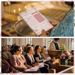 6 Pcs Sermon Notes Notebook Church Notebook 5.5 x 8.5 Inch Tear Away Sermon J…