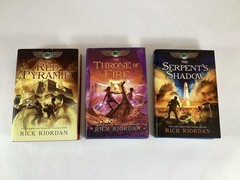 The KANE CHRONICLES Books HC/DJ Complete Set 1-3 Rick Riordan 1st Edition VG+