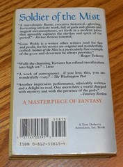 Soldier of the Mist, Gene Wolfe first TOR PB printing October 1987, ex-library